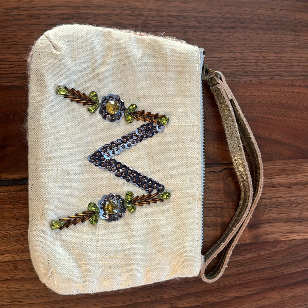 Miss Albright (Anthropologie) initial clutch